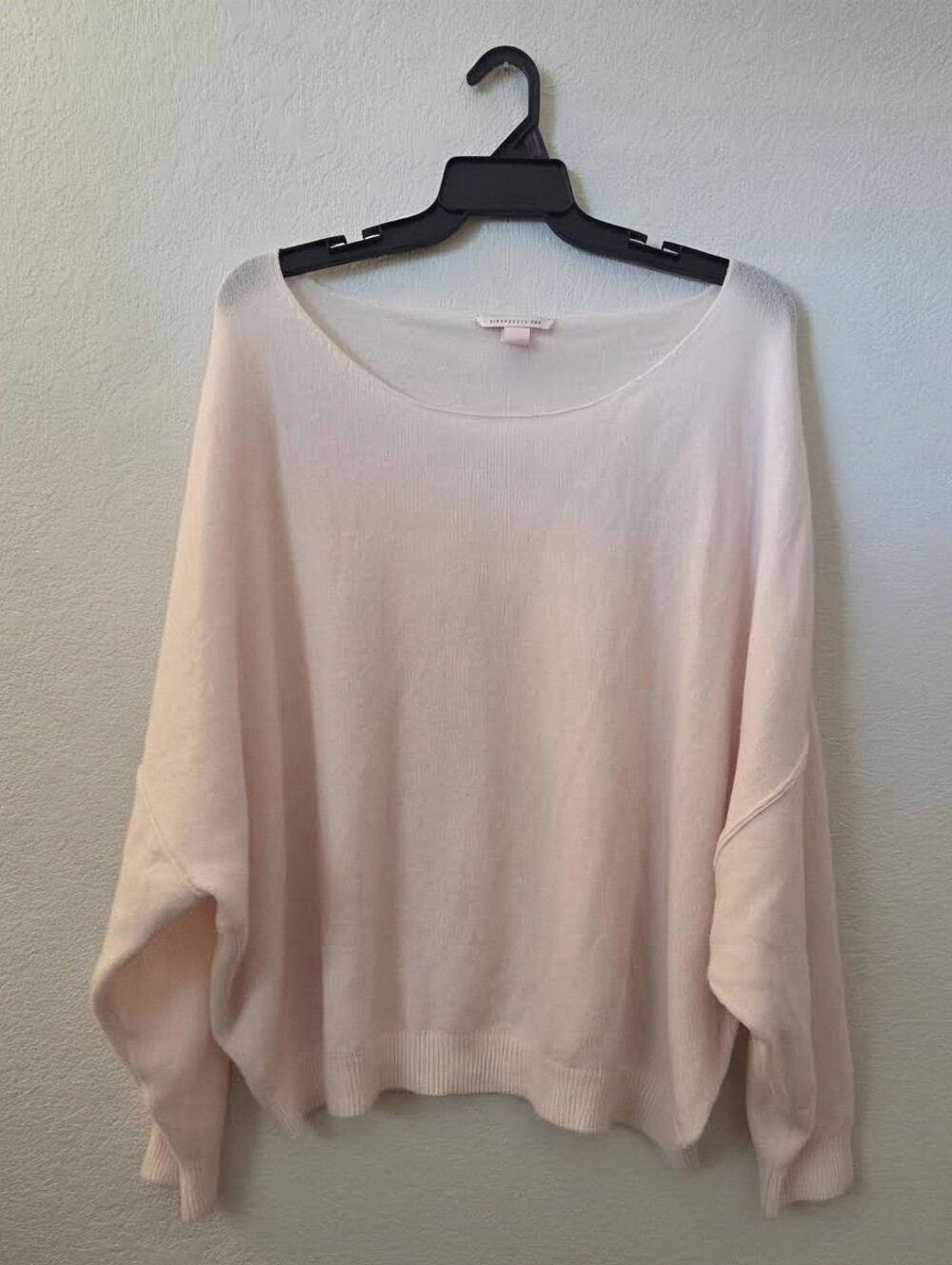Victoria's Secret Light Pink Boatneck Knit Sweater